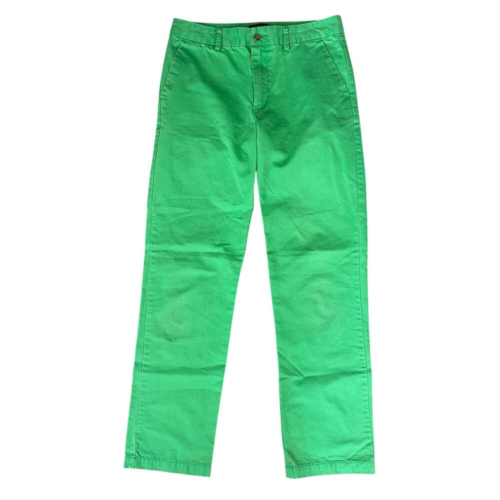 Polo Ralph Lauren Bright Green Preppy Chino Pants Boys Size 16